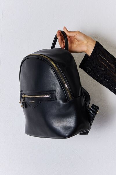 David Jones PU Leather Backpack - BloomBliss.com