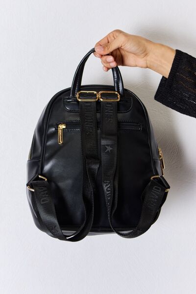 David Jones PU Leather Backpack - BloomBliss.com