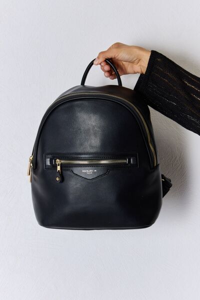 David Jones PU Leather Backpack - BloomBliss.com