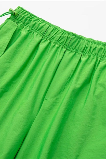 Drawstring Waist Pants with Pockets - BloomBliss.com