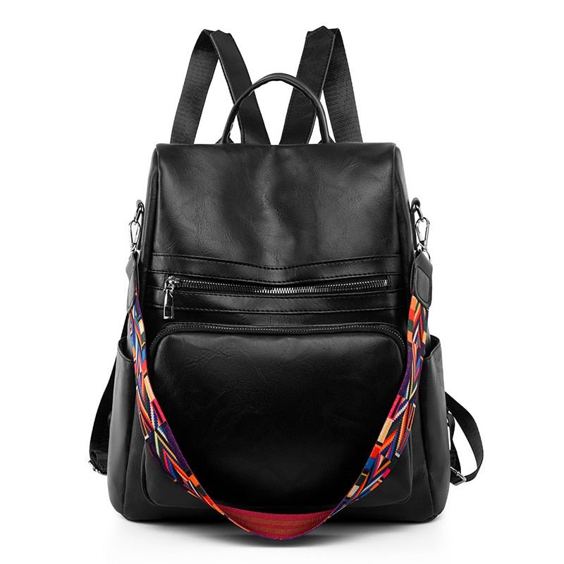 Fashion Anti-theft Women Backpacks Famous Brand High Quality Leather Female Backpack Ladies Large Capacity School Bag for Girls - BloomBliss.com