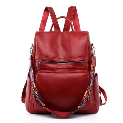 Fashion Anti-theft Women Backpacks Famous Brand High Quality Leather Female Backpack Ladies Large Capacity School Bag for Girls - BloomBliss.com