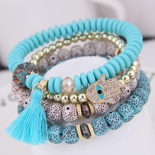 Fatima Hand and Tassel Bracelet - BloomBliss.com