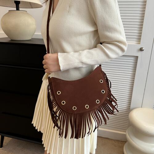 Fringe Detail Crossbody Bag - BloomBliss.com