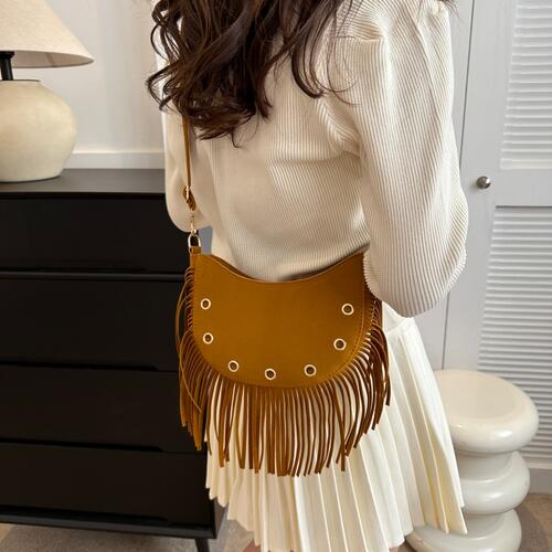 Fringe Detail Crossbody Bag - BloomBliss.com