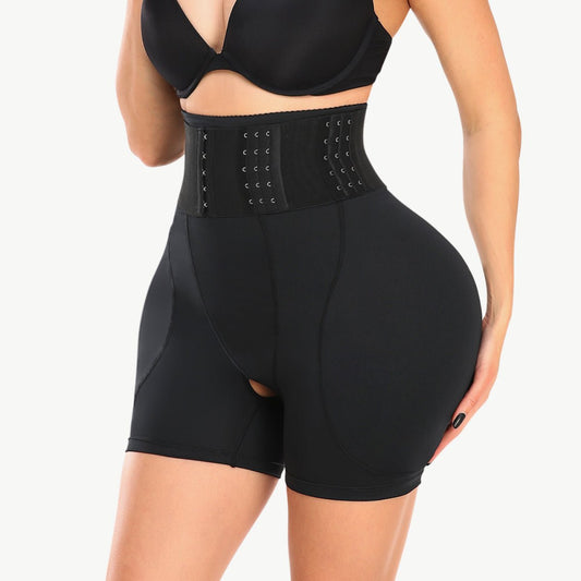Full Size Removable Pad Shaping Shorts - BloomBliss.com