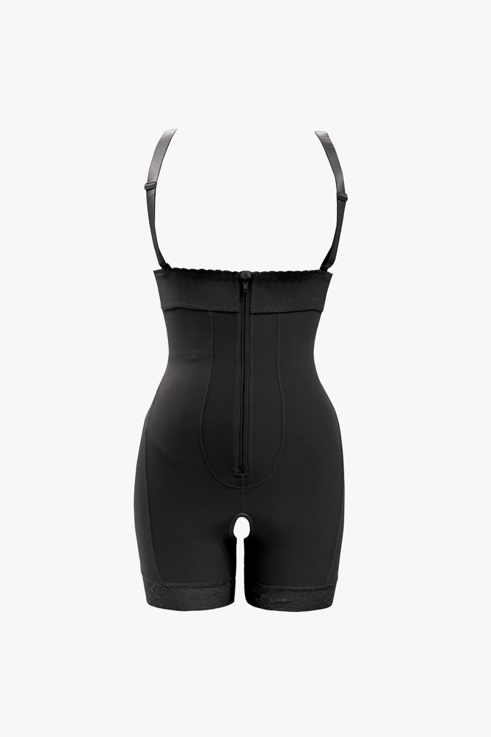 Full Size Zip Up Under-Bust Shaping Bodysuit - BloomBliss.com