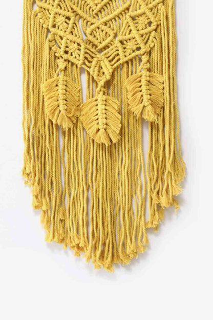 Fully Handmade Fringe Macrame Wall Hanging - BloomBliss.com