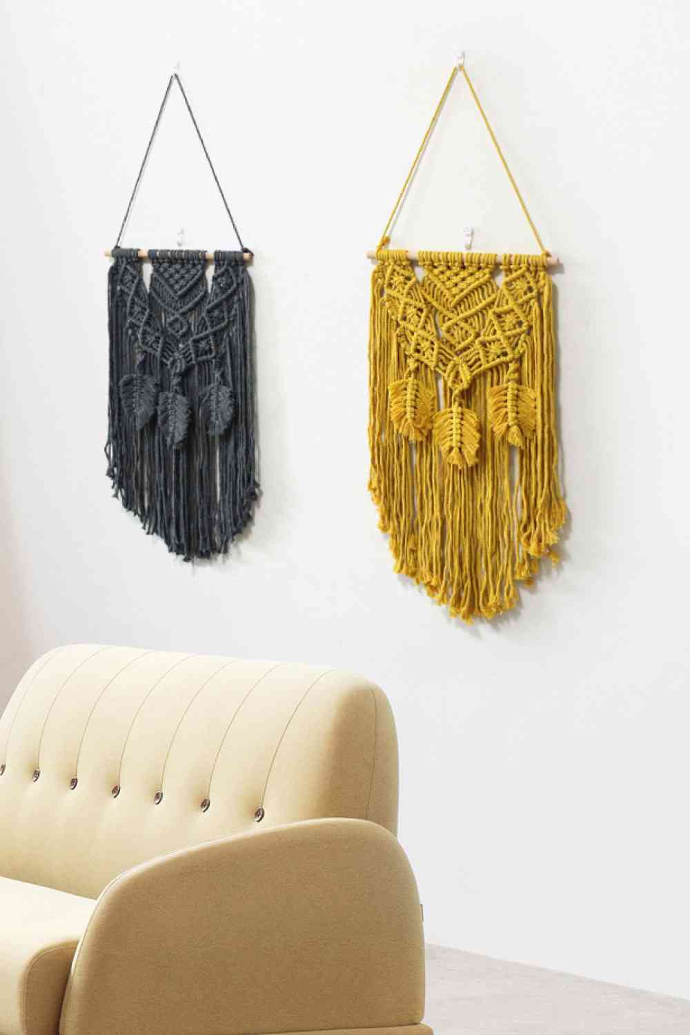 Fully Handmade Fringe Macrame Wall Hanging - BloomBliss.com
