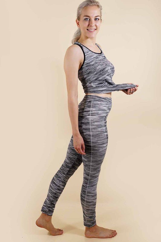 Gray Yoga 2pc Set - BloomBliss.com