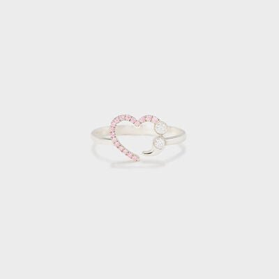 Heart Shape 925 Sterling Silver Ring - BloomBliss.com