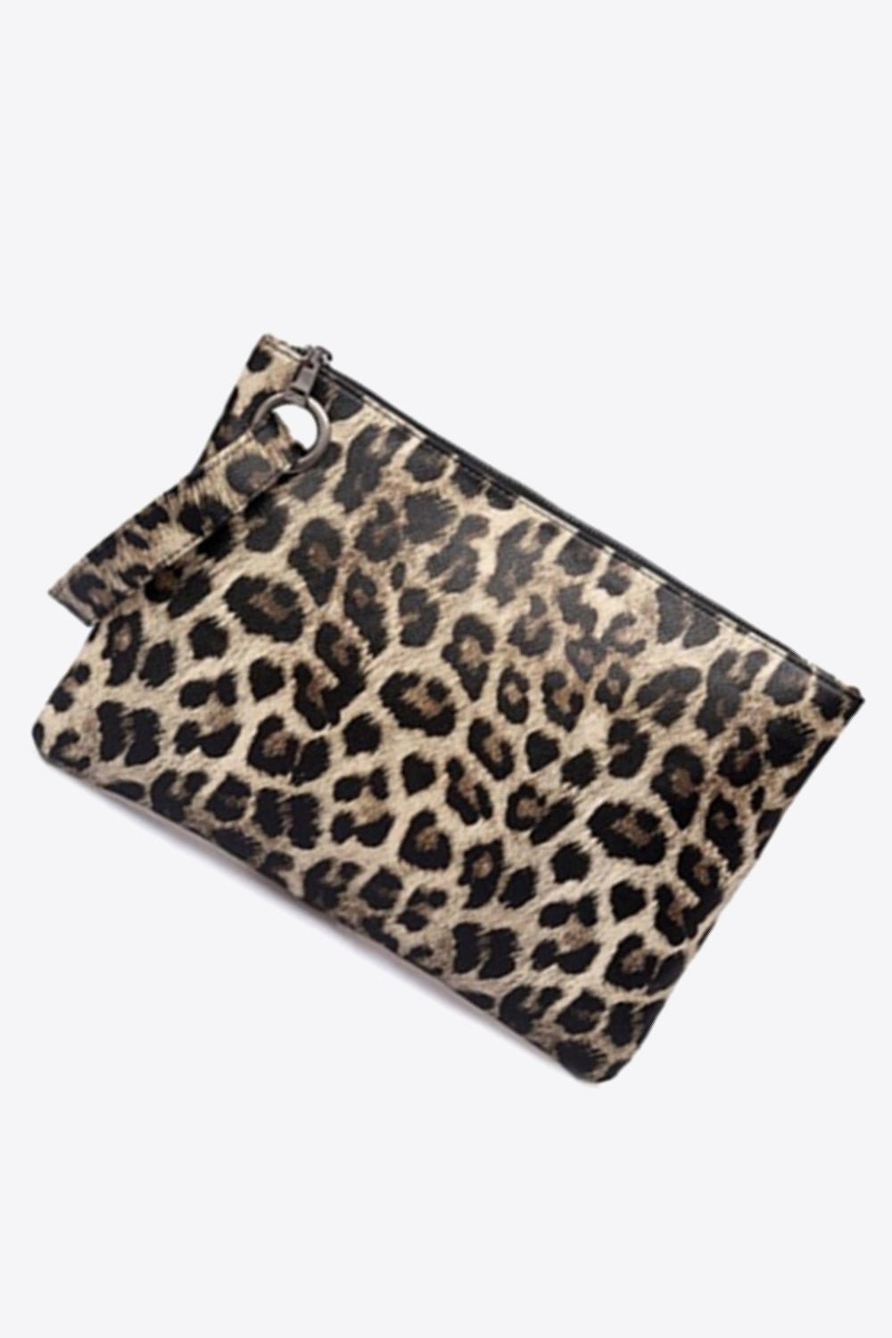 Leopard PU Leather Clutch - BloomBliss.com
