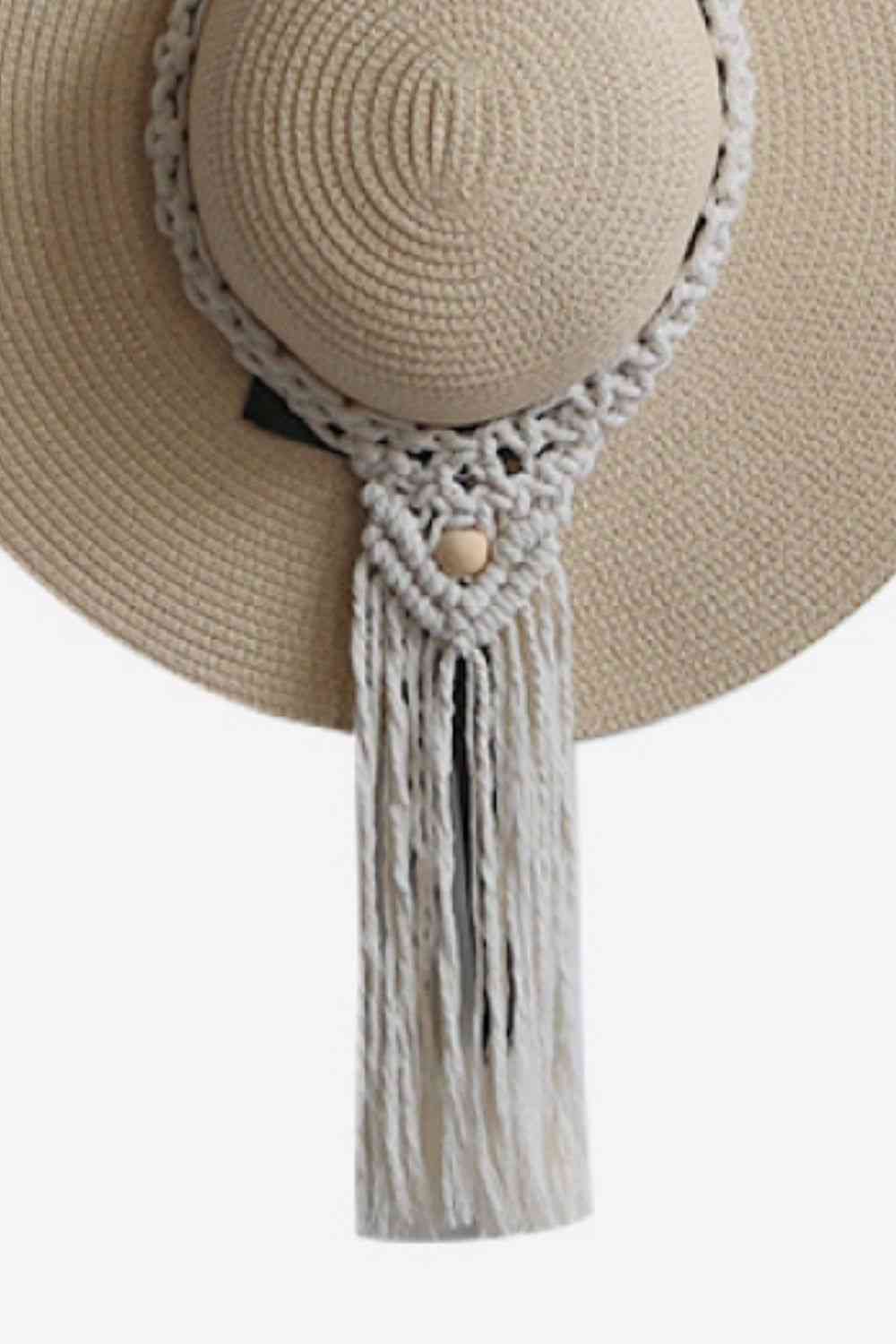 Macrame Single Hat Hanger - BloomBliss.com