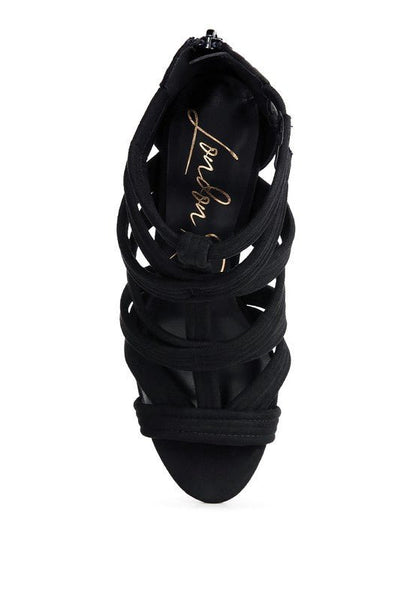 Melena High Heeled Bandage Sandals - BloomBliss.com