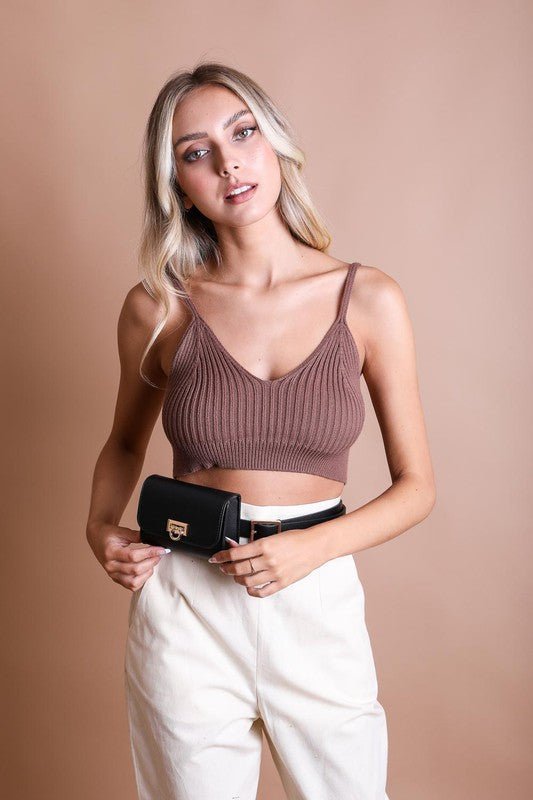 Mini Faux Leather Waist Belt Bag - BloomBliss.com