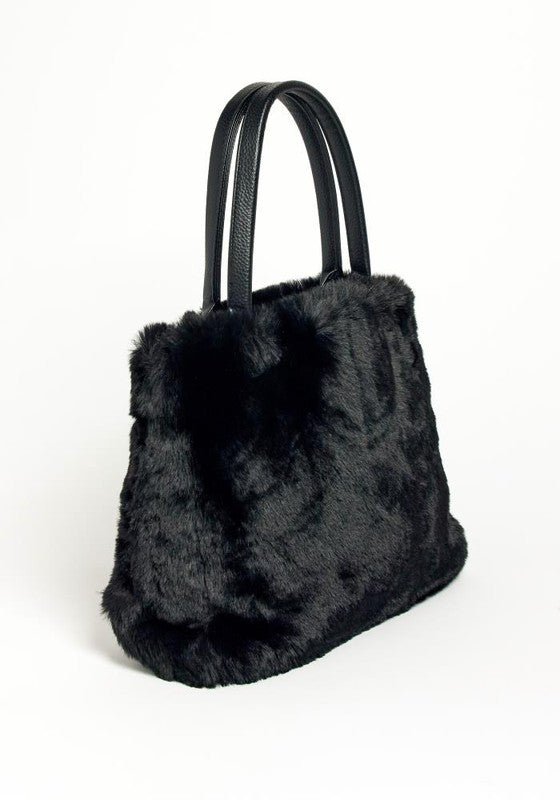 MINI FUR TOTE PURSE - BloomBliss.com