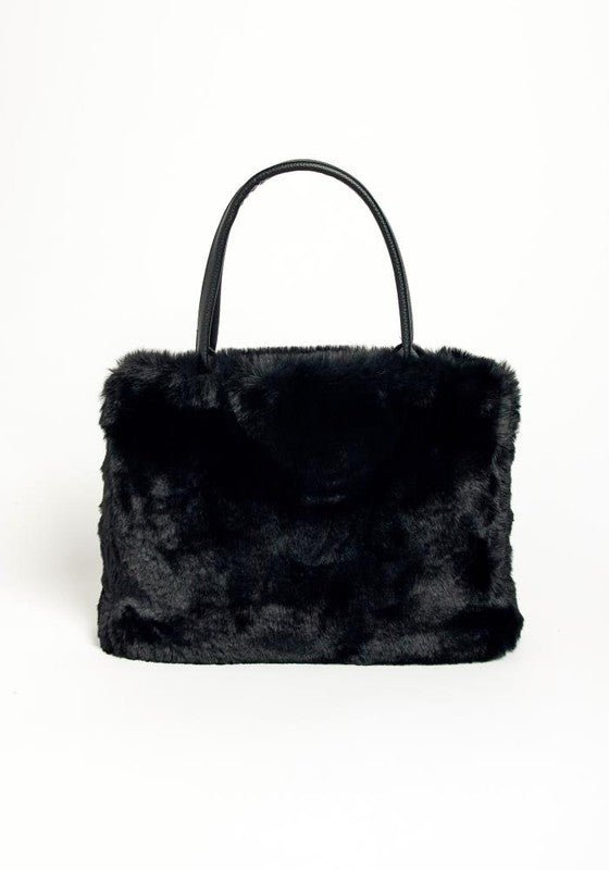 MINI FUR TOTE PURSE - BloomBliss.com