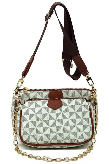 Monogram 2-in-1 Crossbody Bag - BloomBliss.com