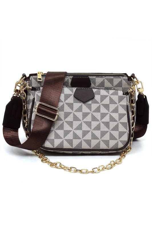Monogram 2-in-1 Crossbody Bag - BloomBliss.com