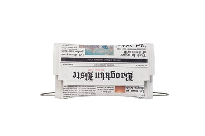 Newspapers modeling day clutch bags letter envelope bag casual shoulder bag purse evening bags with clothing wallet - BloomBliss.com