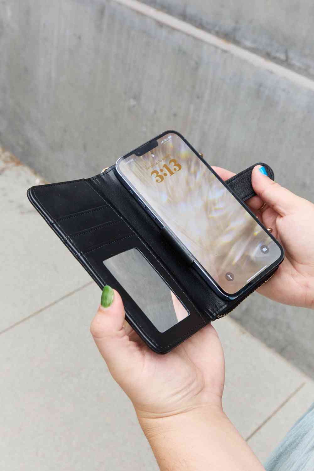 Nicole Lee USA Two-Piece Crossbody Phone Case Wallet - BloomBliss.com