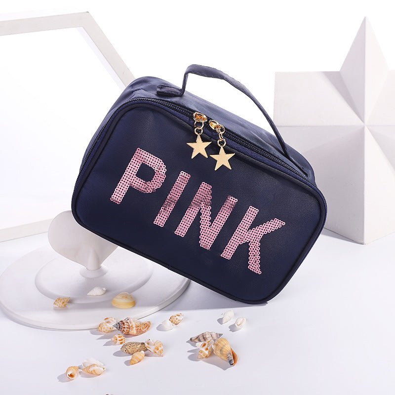 PINK Cosmetic Case - BloomBliss.com