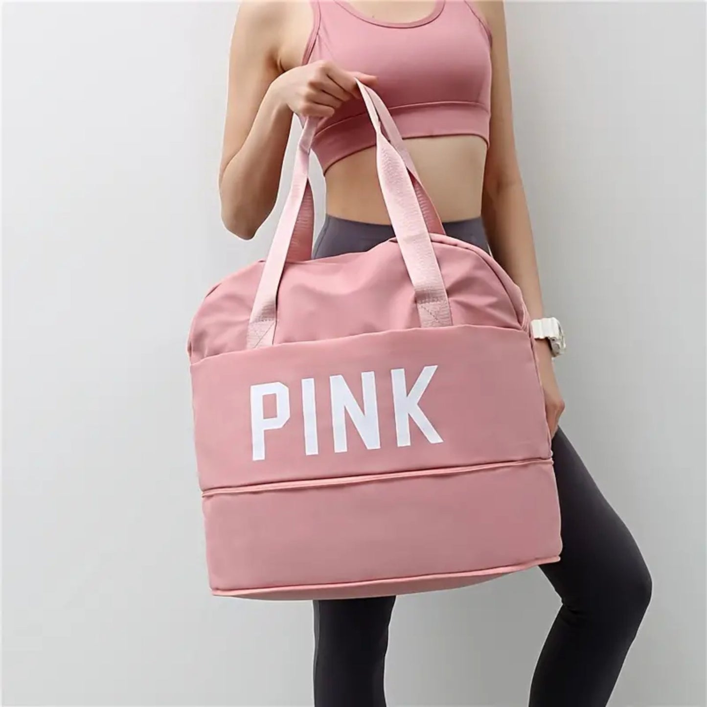 PINK Expandable Duffel Bags - BloomBliss.com