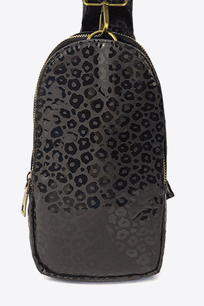 Printed PU Leather Sling Bag - BloomBliss.com