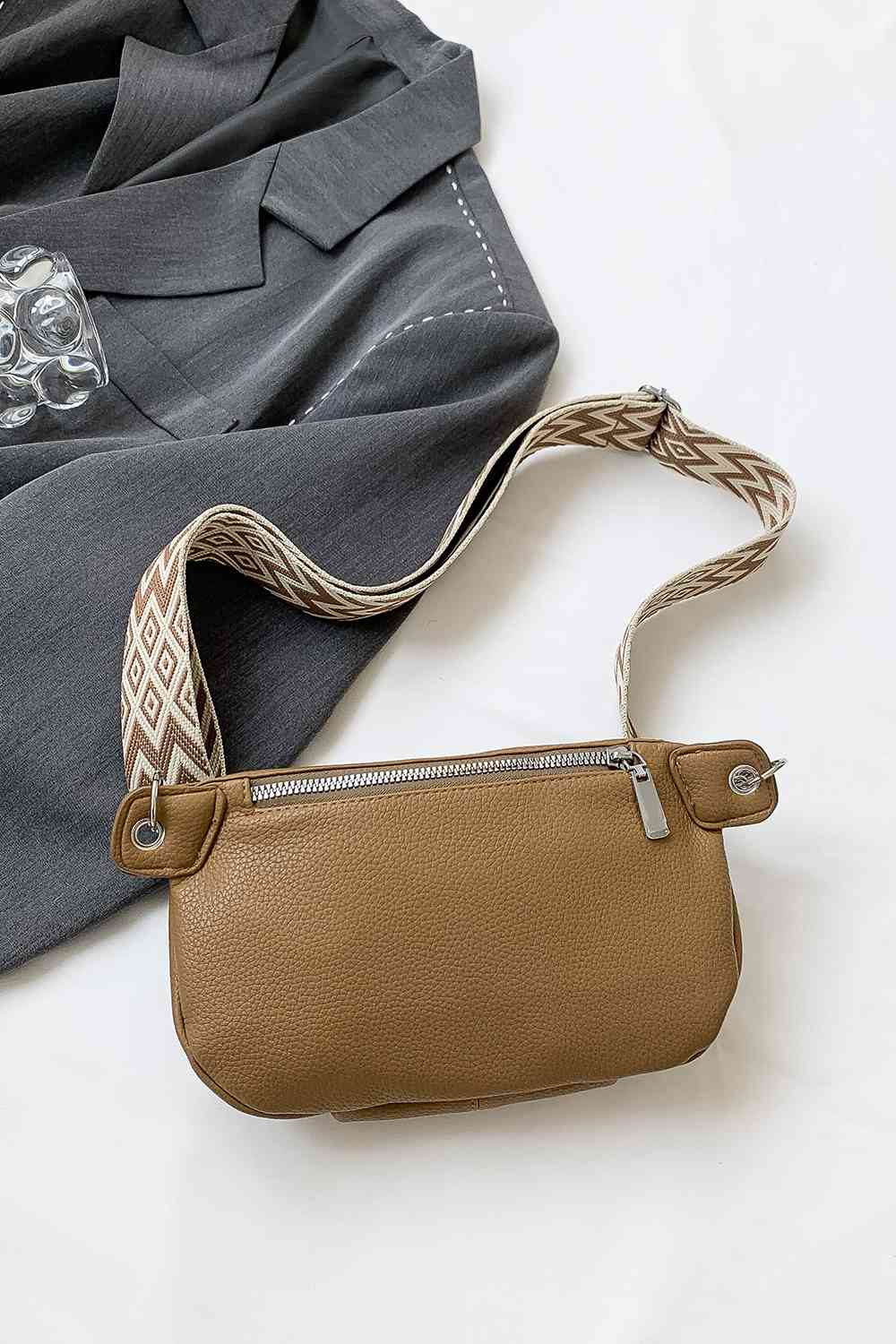 PU Leather Sling Bag - BloomBliss.com