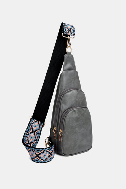PU Leather Sling Bag - BloomBliss.com