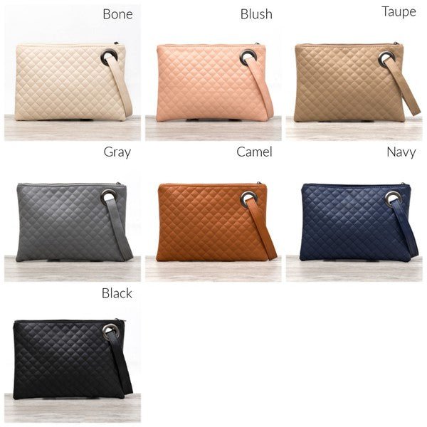 Quilted Wristlet Clutch - BloomBliss.com