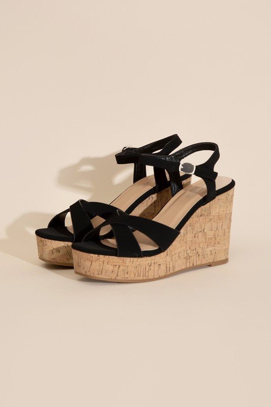 SEDONA-1 WEDGE HEEL SANDALS - BloomBliss.com