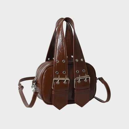 Small PU Leather Handbag - BloomBliss.com