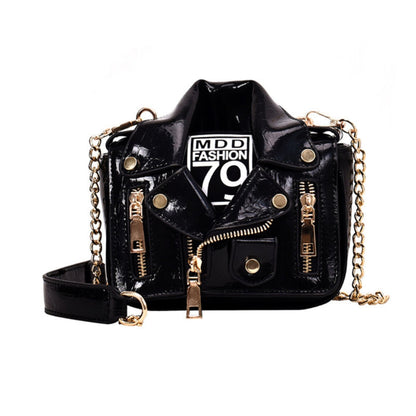Sporty Motorcycle Jacket Handbag - BloomBliss.com