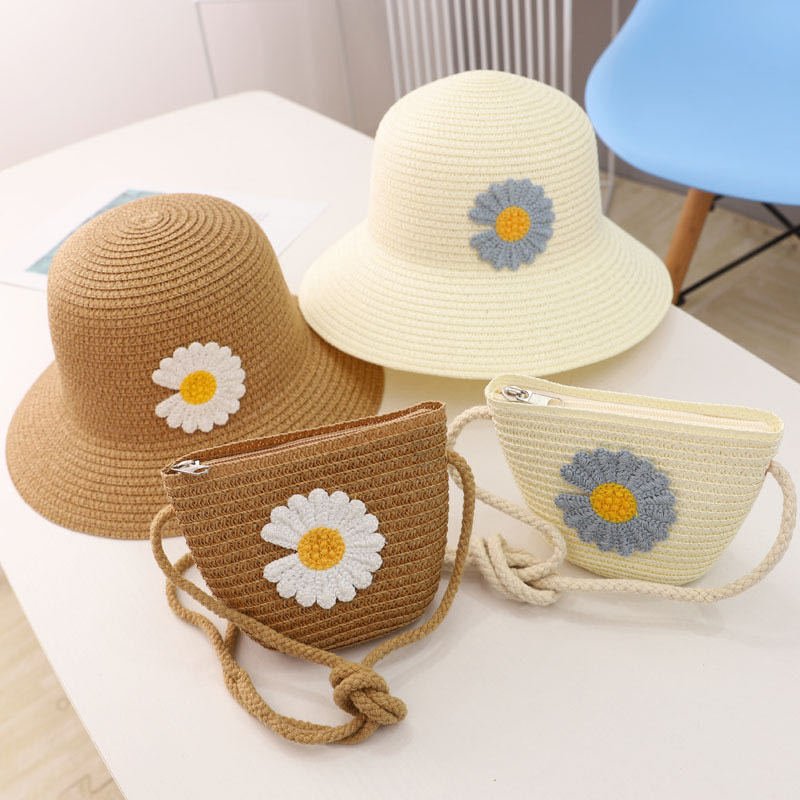 Spring Flowers Hat & Bag Set - BloomBliss.com