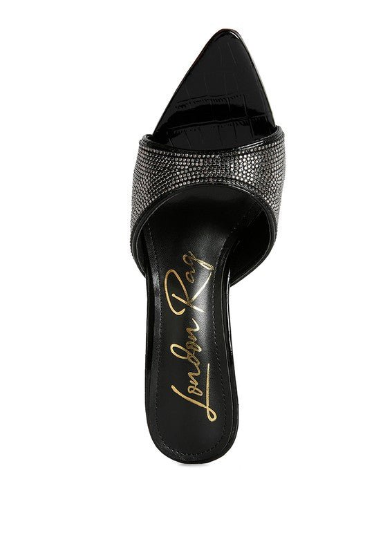 Sundai Diamante Ballroom Stiletto Sandals - BloomBliss.com