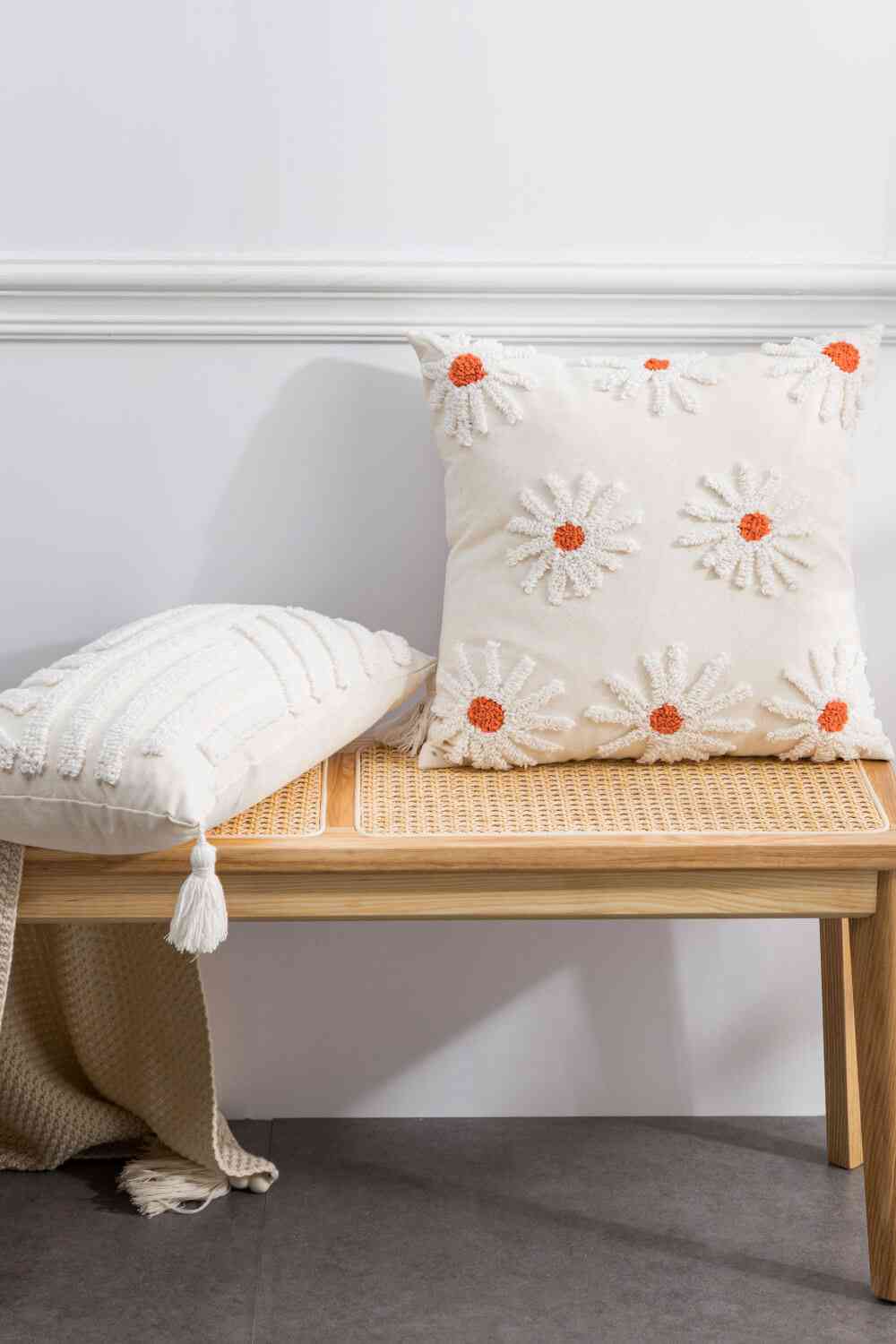 Textured Decorative Throw Pillow Case - BloomBliss.com