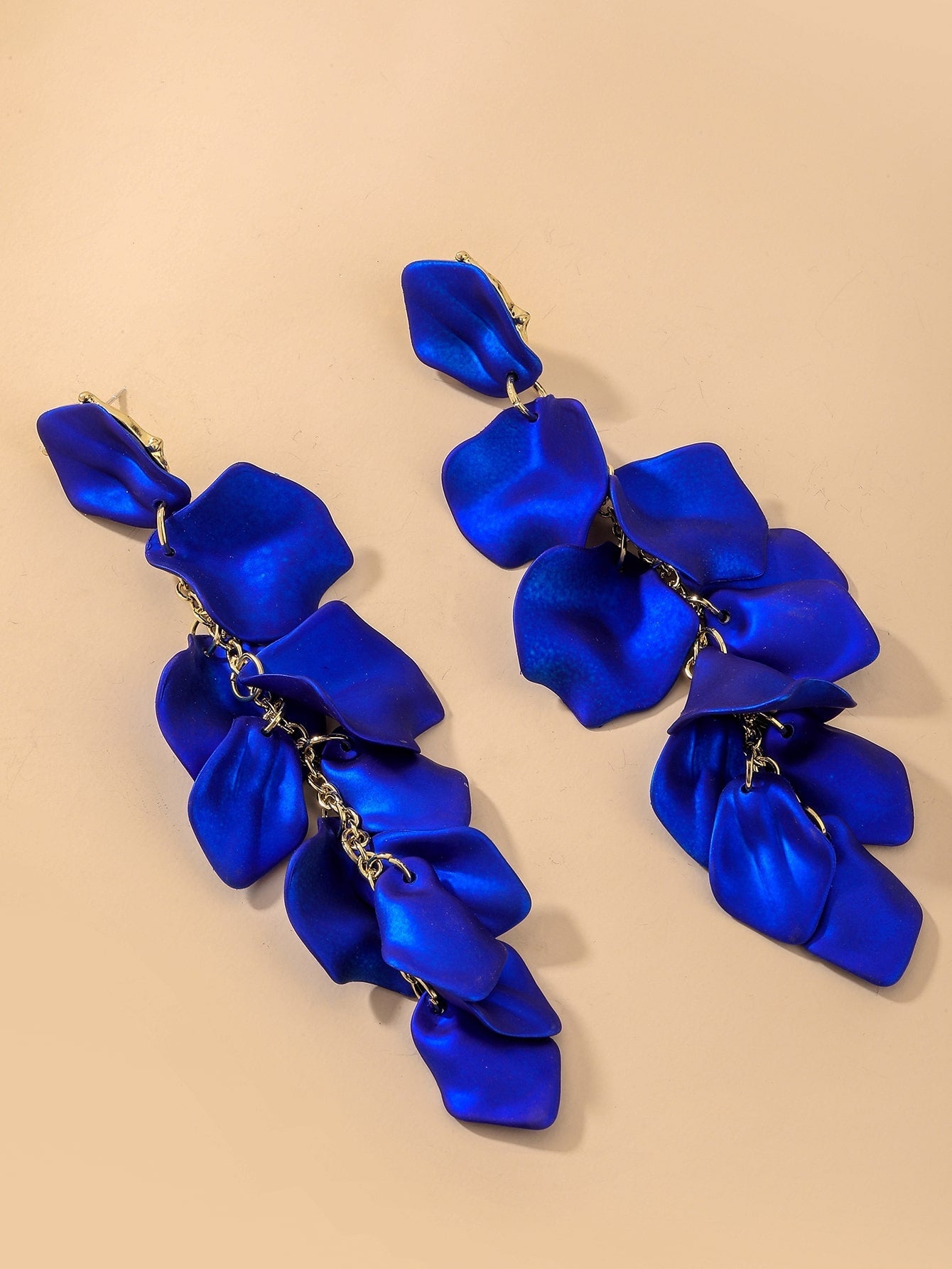 Glamorous Petal Drop Earrings - BloomBliss.com