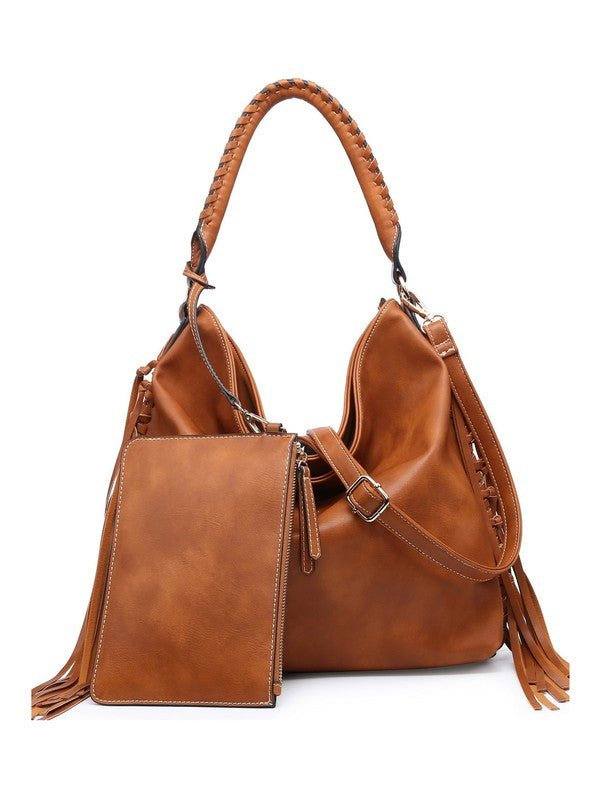 Women hobo bag finge purse - BloomBliss.com