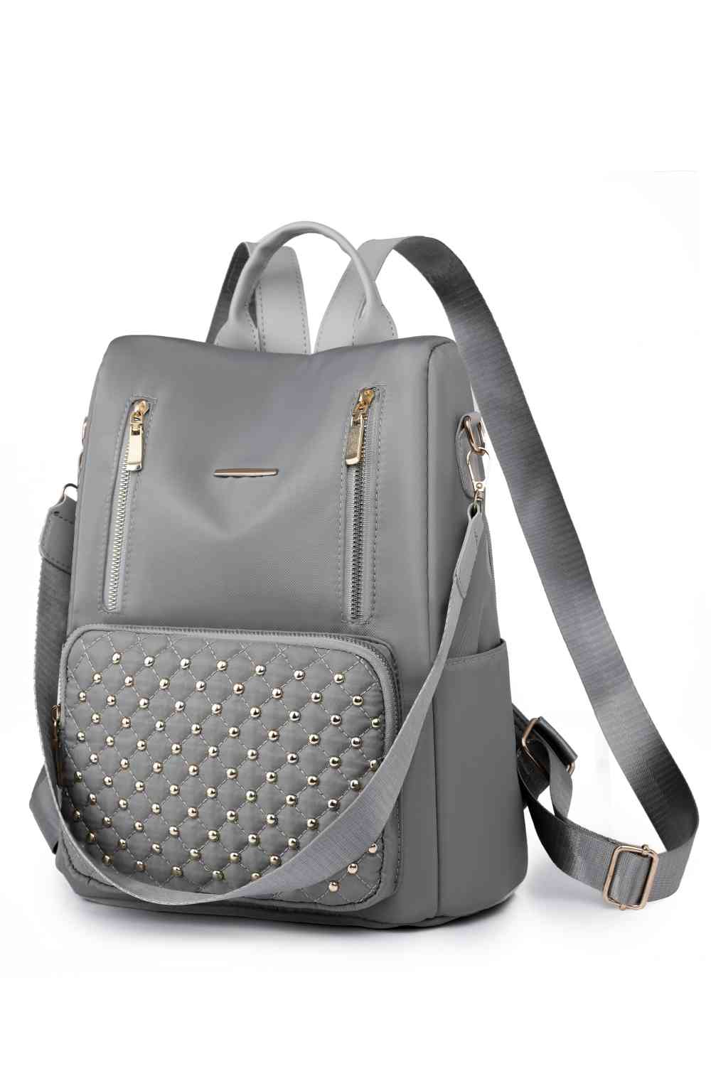 Zipper Pocket Beaded Backpack - BloomBliss.com