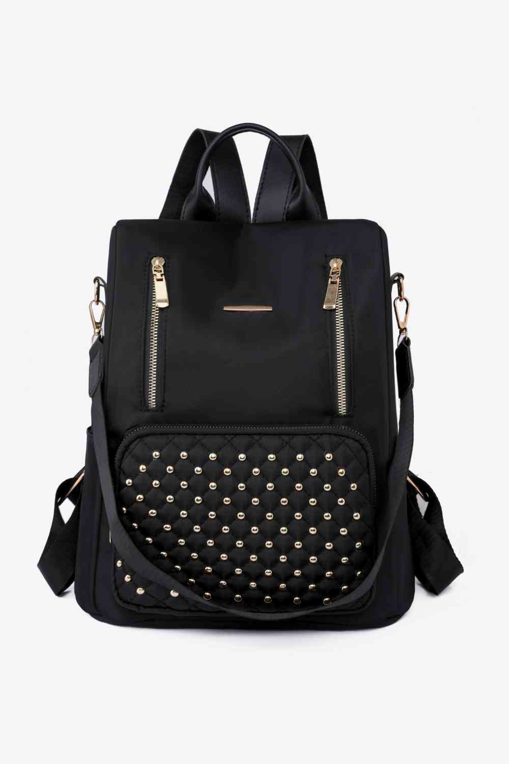 Zipper Pocket Beaded Backpack - BloomBliss.com