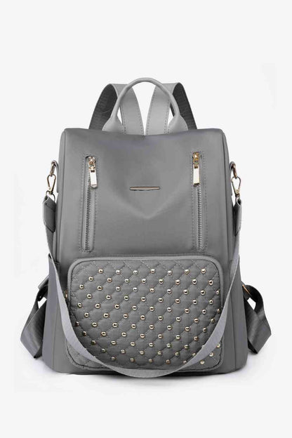 Zipper Pocket Beaded Backpack - BloomBliss.com